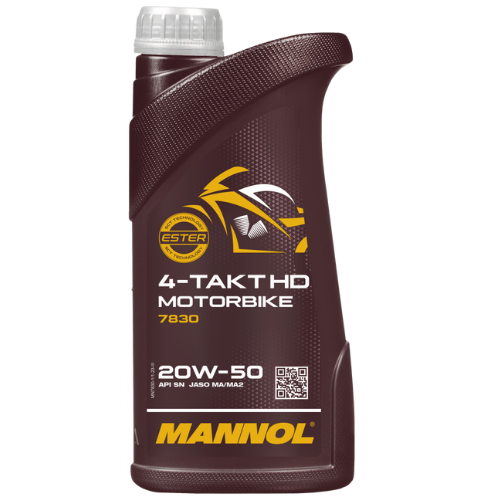 MANNOL 4-Takt Motorbike HD 20W-50 7830, 1L