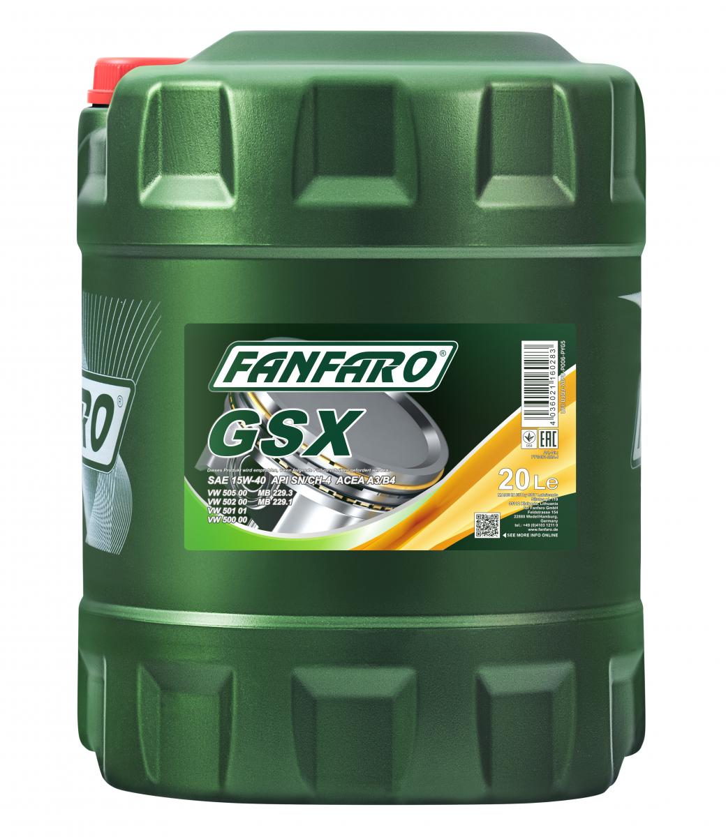  FANFARO GSX 15W-40, 208L