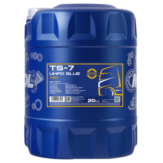 MANNOL TS-7 UHPD 10W-40 7107, 20L