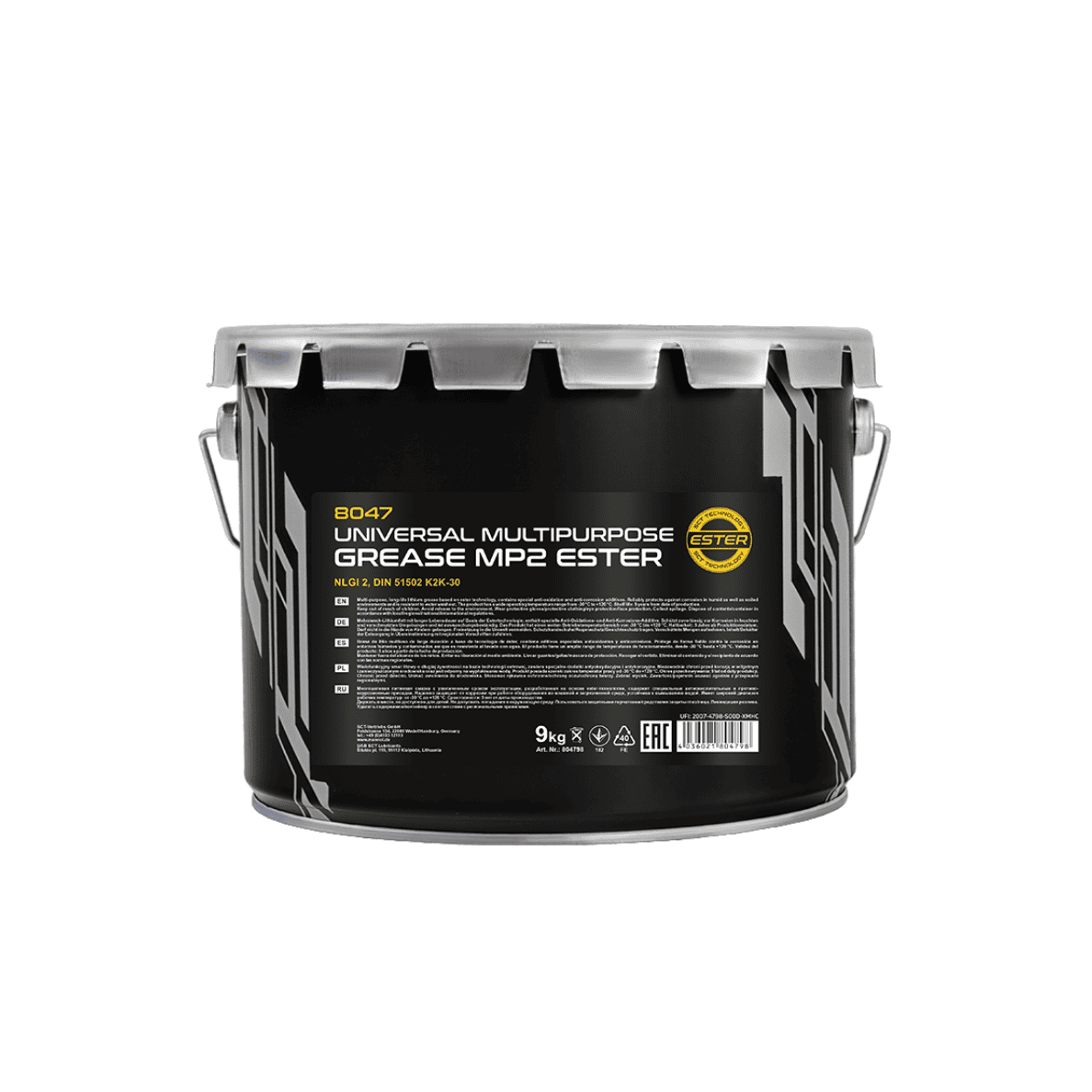 MANNOL Universal Multipurpose Grease MP-2 Ester, 4.5Kq (8027)