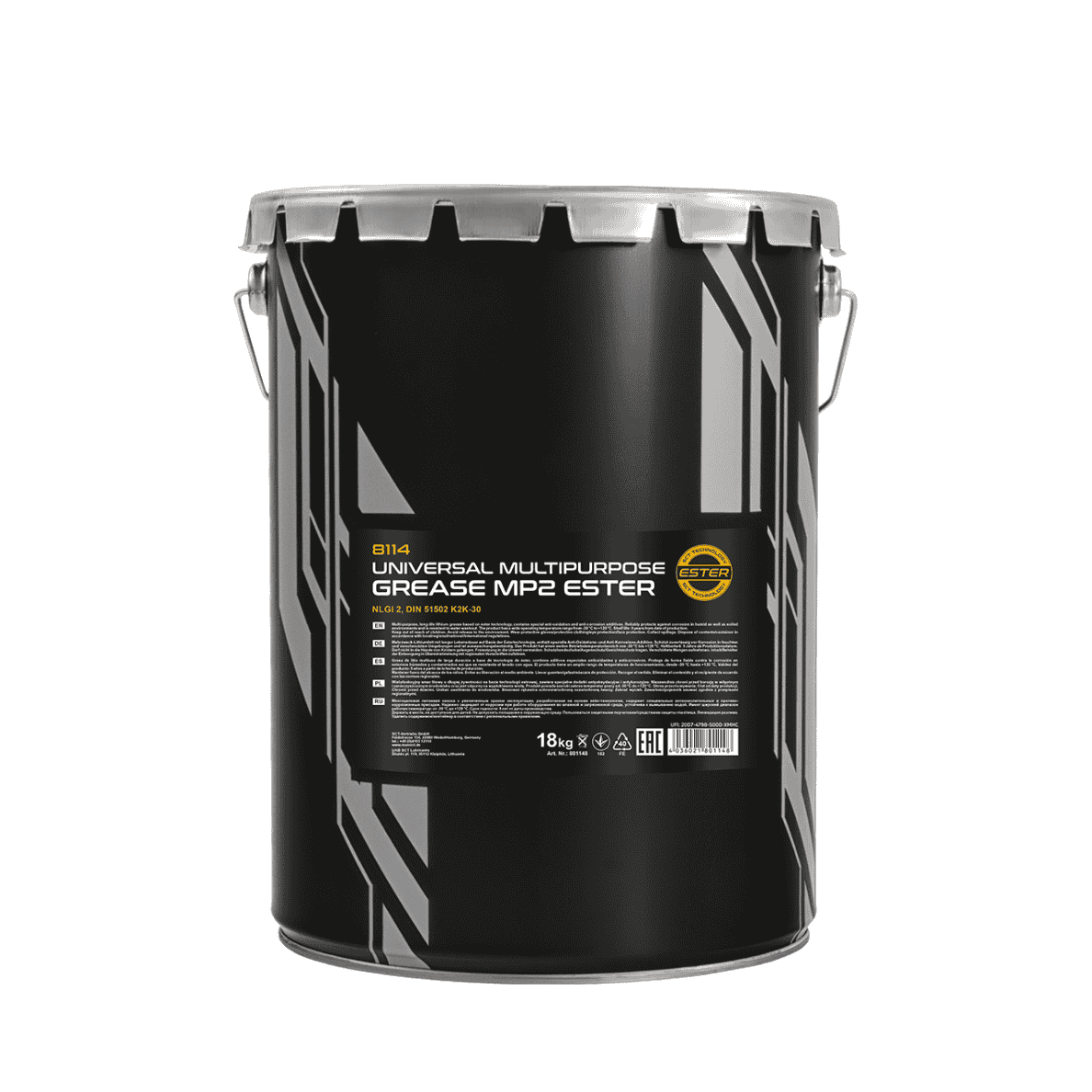MANNOL Universal Multipurpose Grease MP-2 Ester, 4.5Kq (8027)