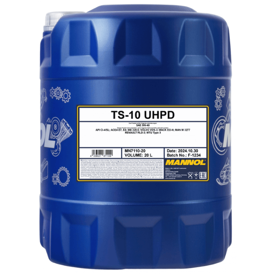 MANNOL TS-10 UHPD 5W-40 7110, 20L