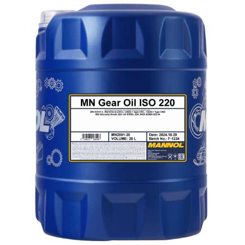 MANNOL Gear Oil ISO 220 2801, 20L