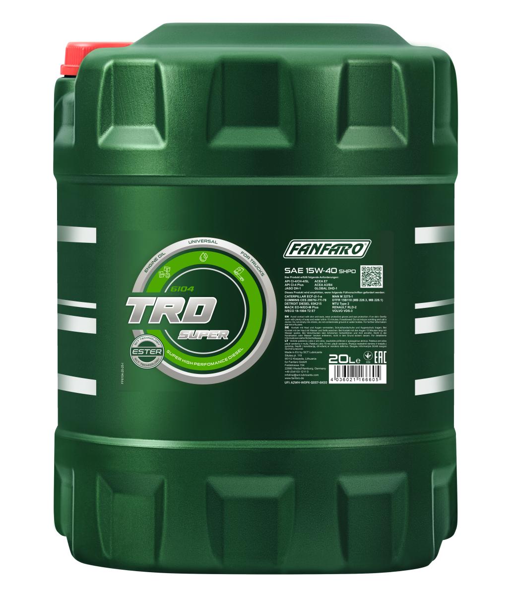 FANFARO TRD SUPER SHPD 15W-40